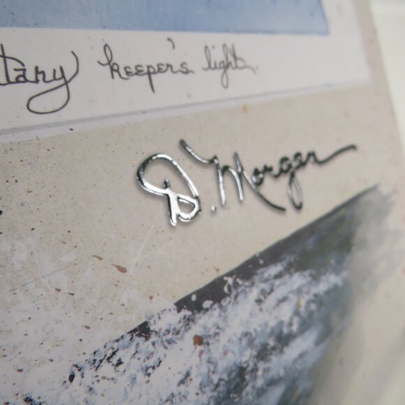 A Light for the Journey D.Morgan hardback 8.5x10 44pgs Coastal Lighthouses - Picture 2 of 13